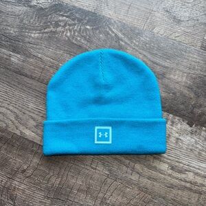 Blue Under Armour Cuffed Beanie